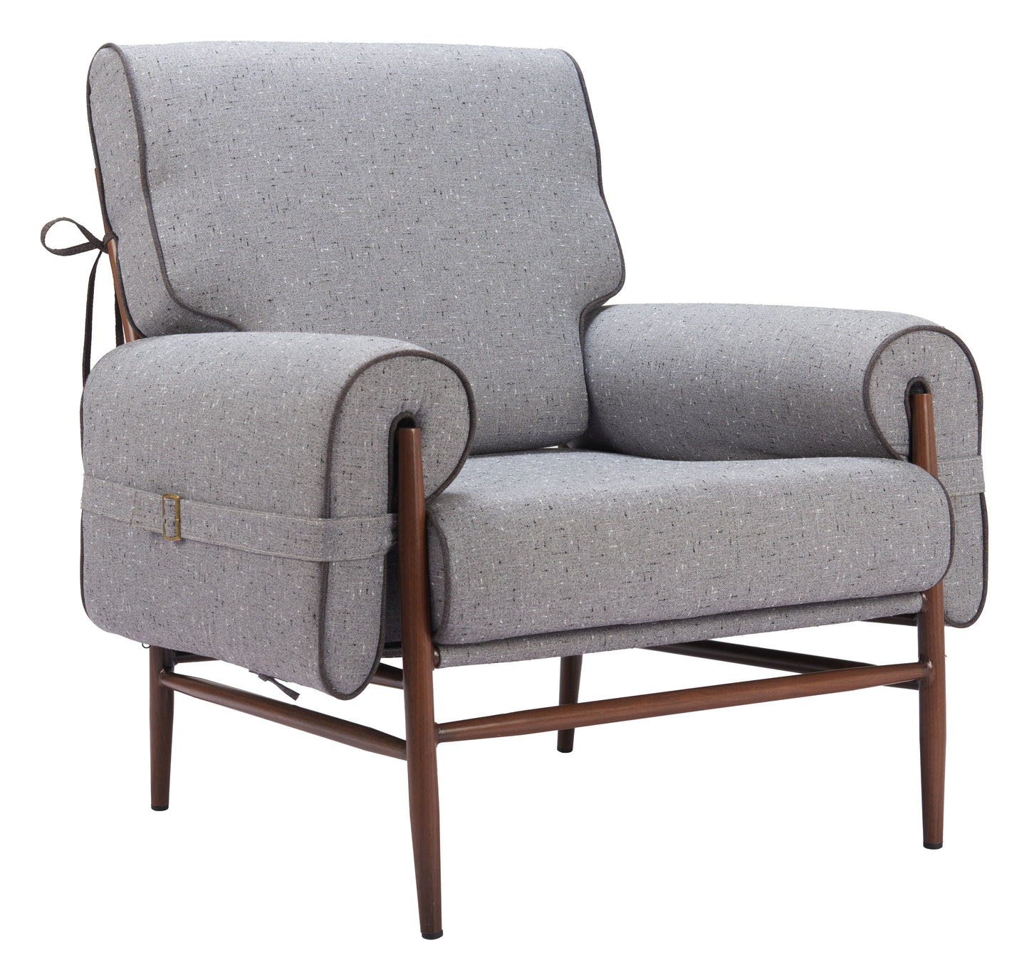 Klem Gray Accent Chair - Ornate Home