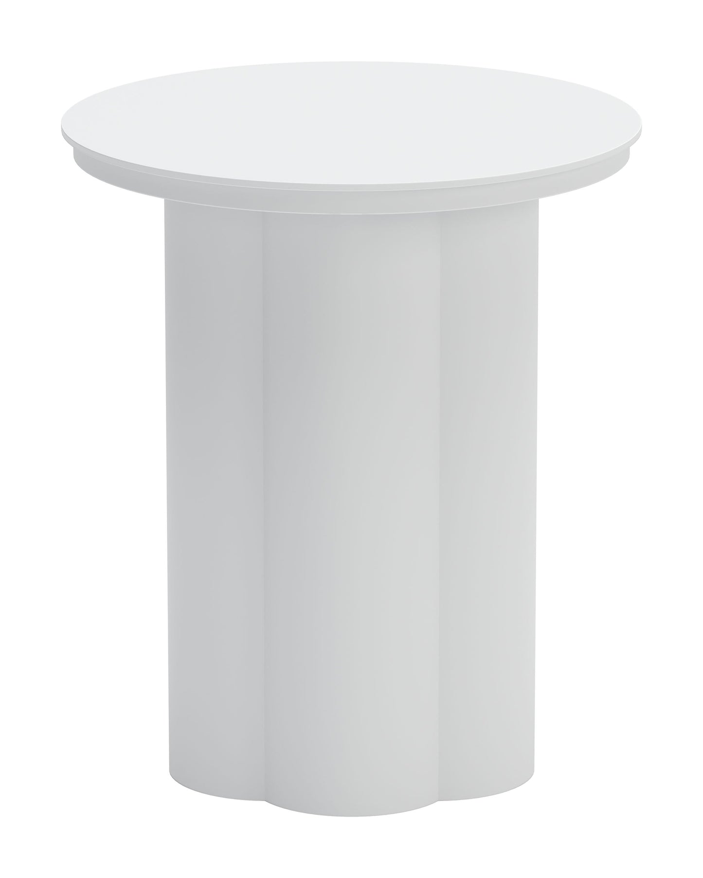 Kogur White Outdoor Side Table - Ornate Home