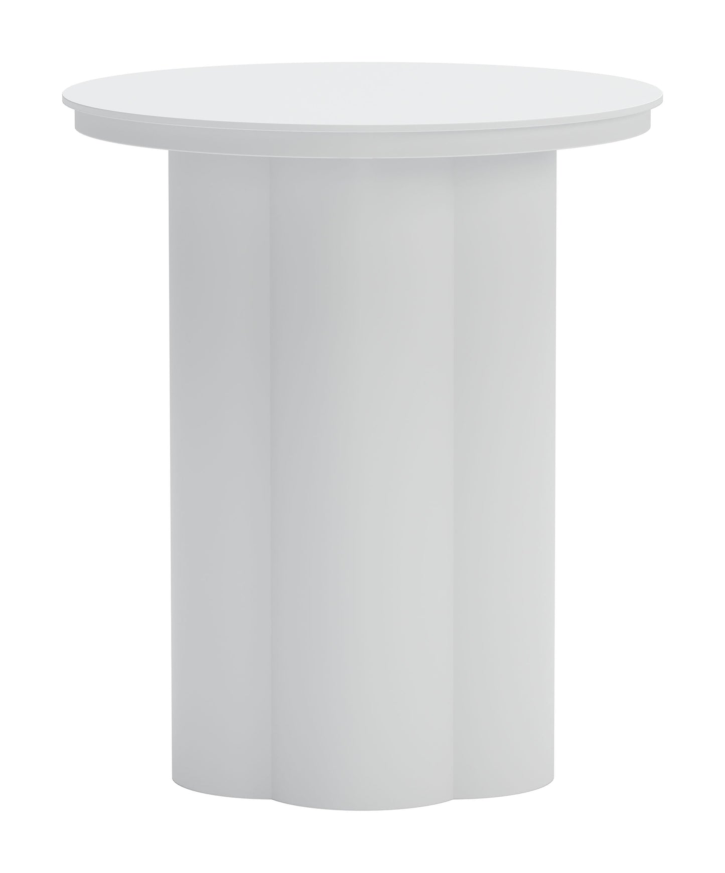 Kogur White Outdoor Side Table - Ornate Home