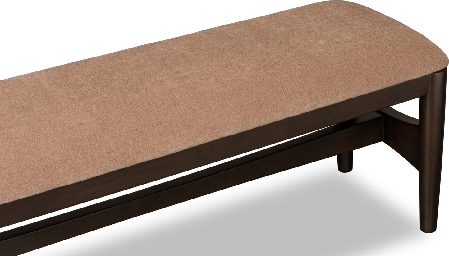 Koko Minx Upholstered Dining Bench - Ornate Home