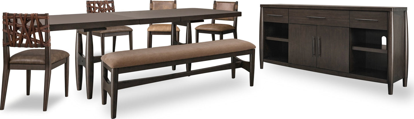 Koko Minx Upholstered Dining Bench - Ornate Home