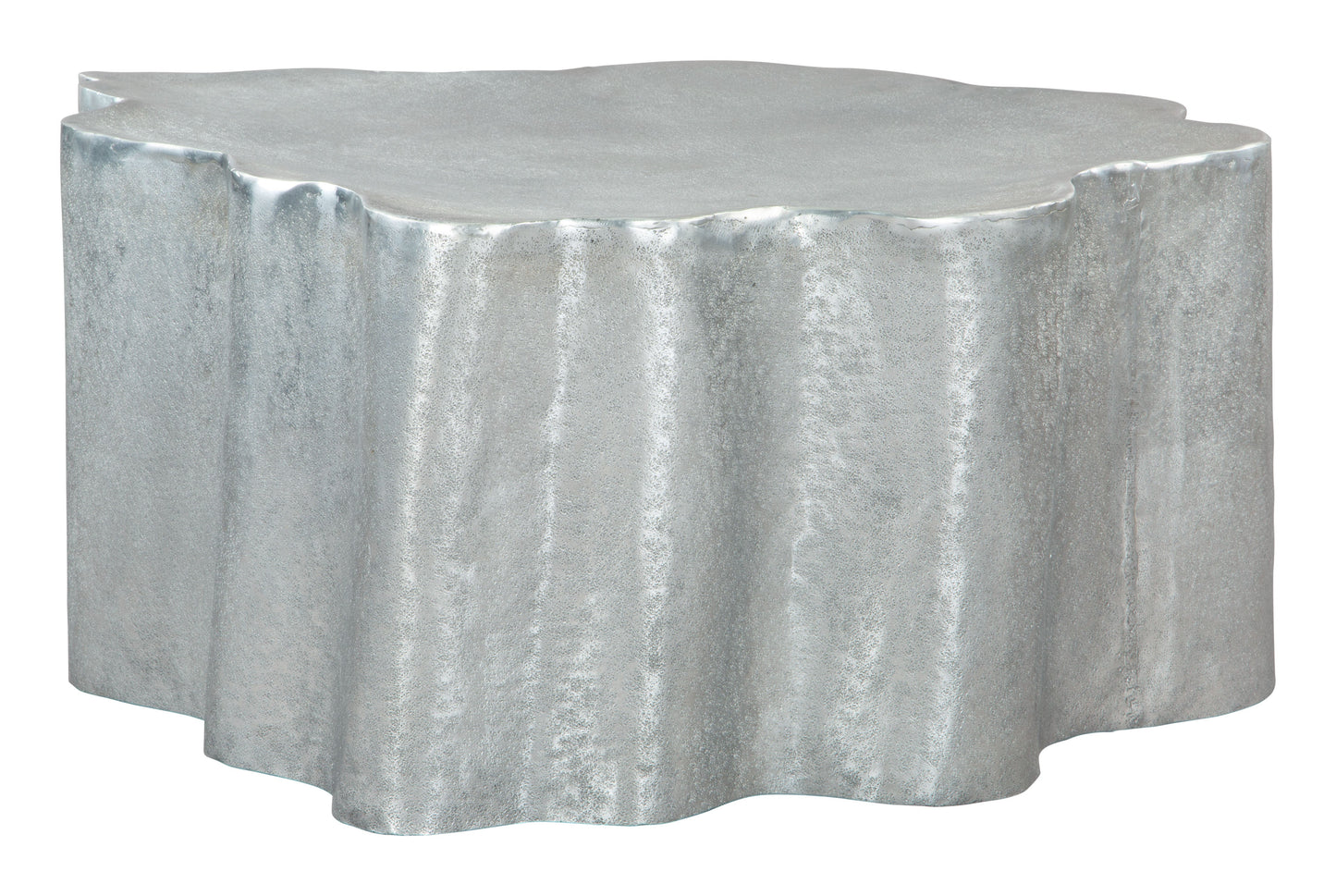 Kortha Antique Silver Coffee Table - Ornate Home