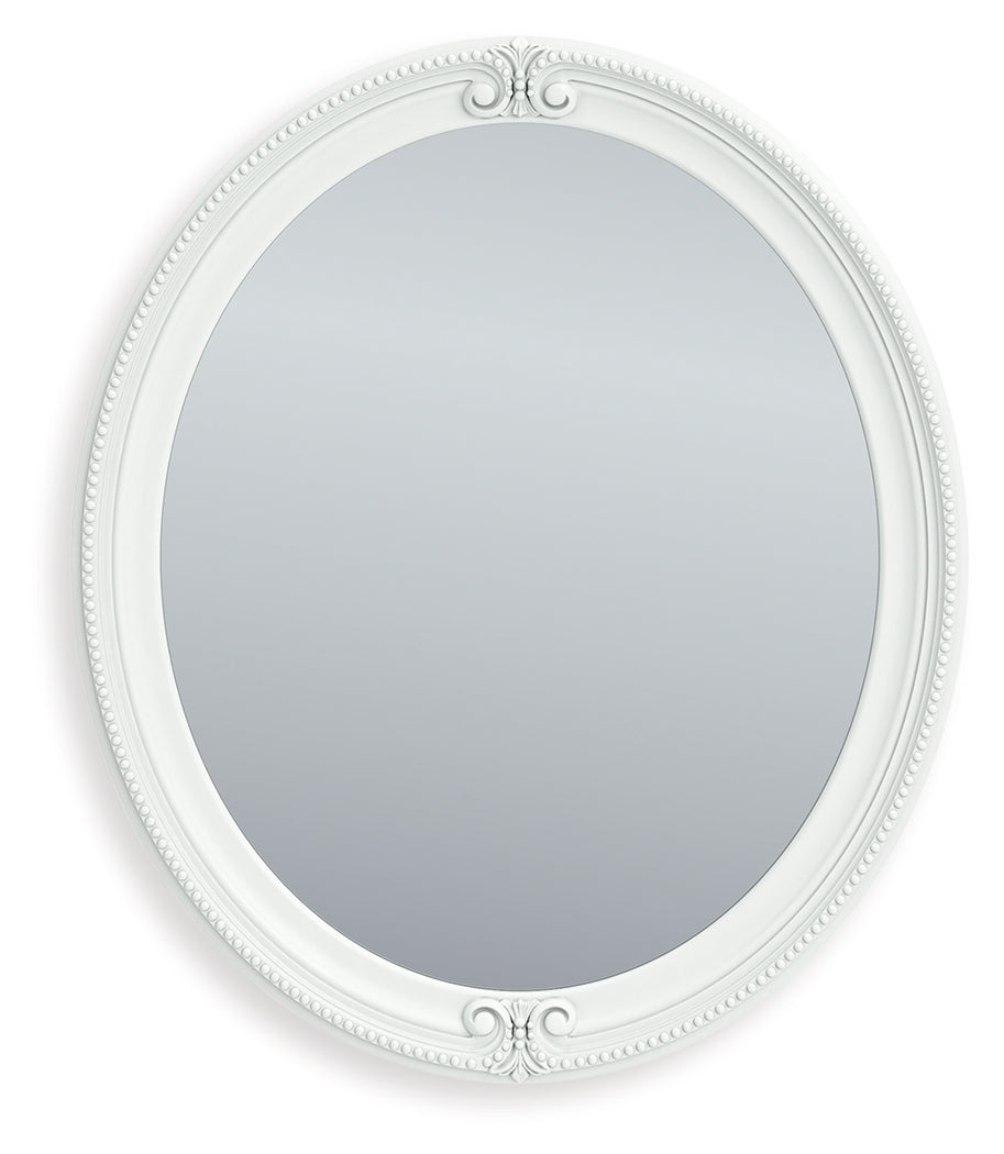Kozlani White Bedroom Mirror- Viva Furn