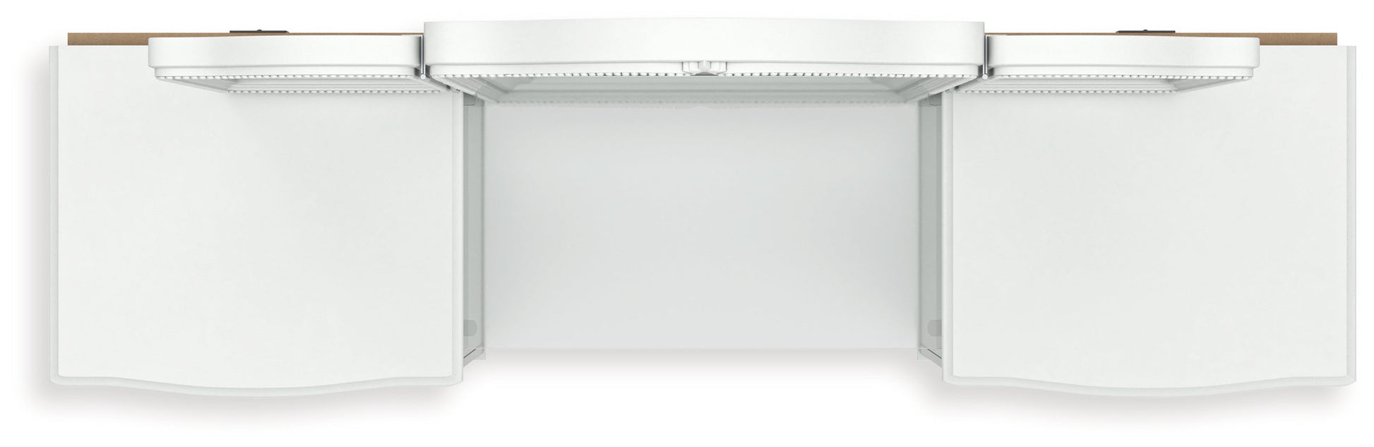 Kozlani White Vanity with Mirror- Viva Furn