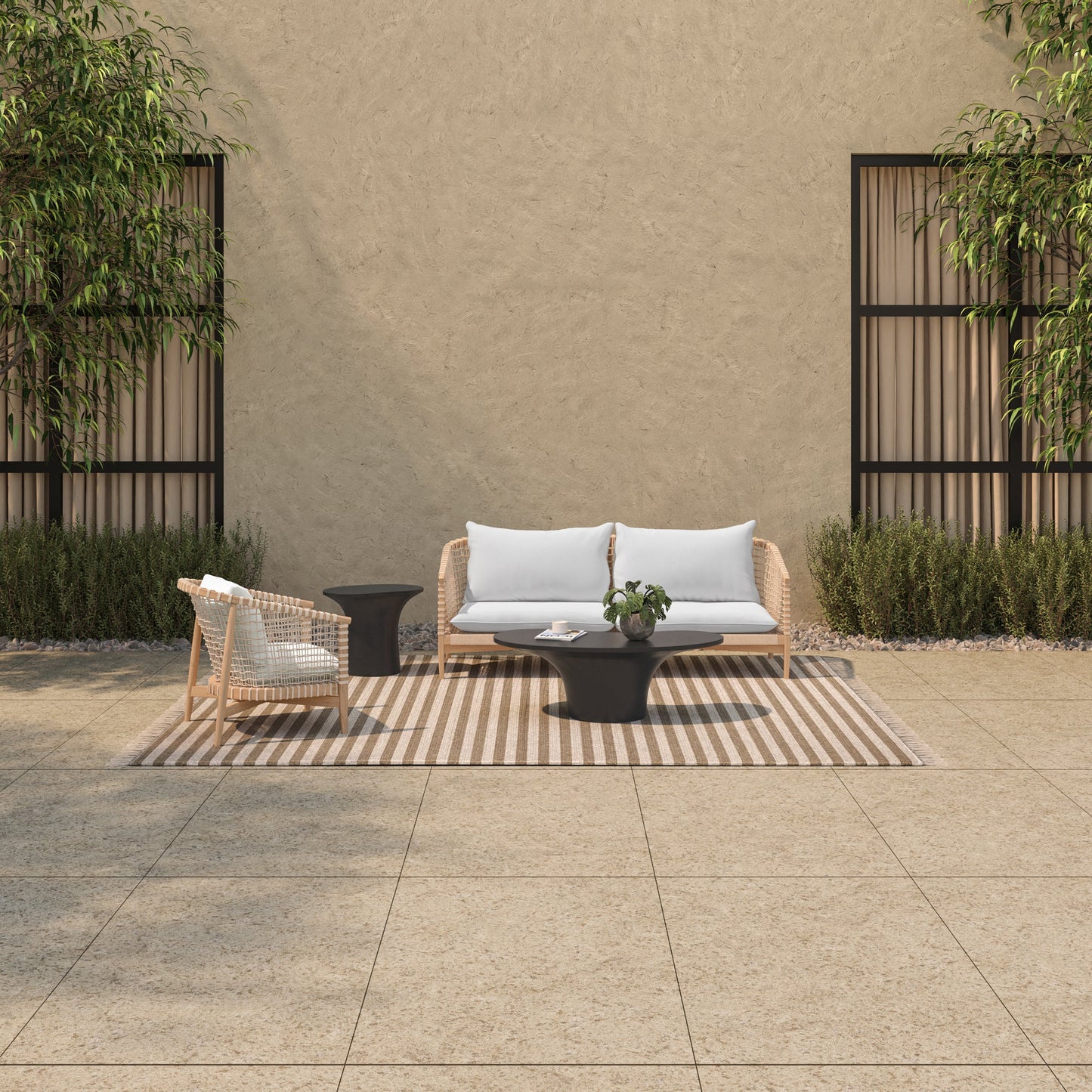 Kuna Natural Outdoor Lounge Chair - Ornate Home