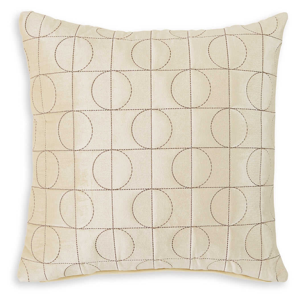 Kydner Beige/Brown Pillow- Viva Furn