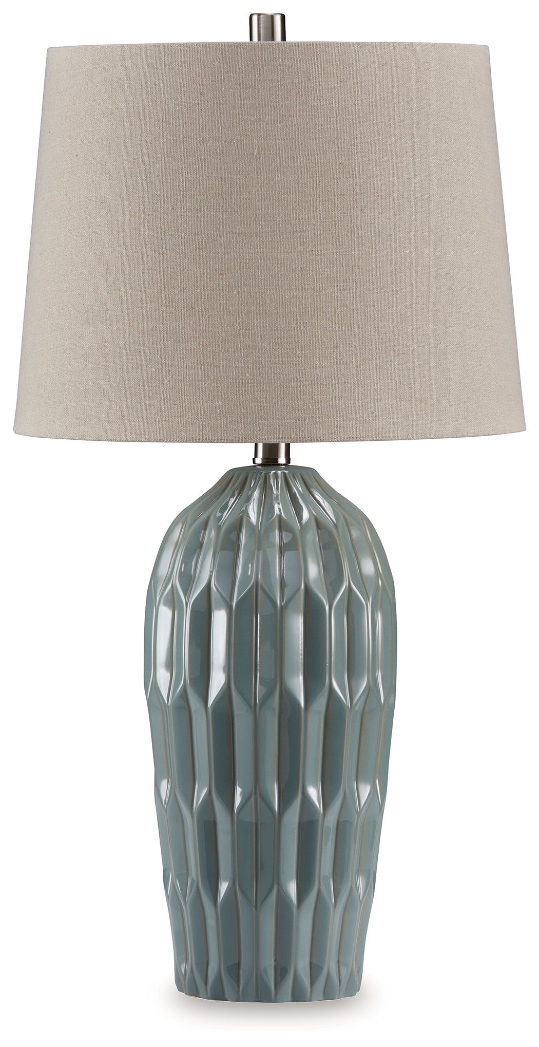 Hadbury Pale Blue/Teal Table Lamp (Set of 2)