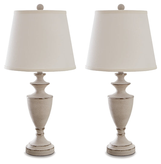 Dorcher Gray Table Lamp (Set of 2)