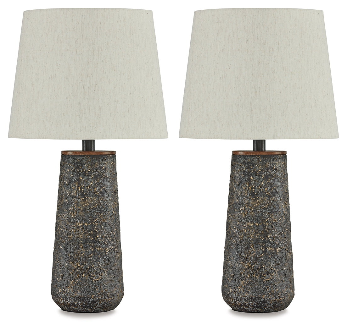 Chaston Antique Bronze Finish Table Lamp (Set of 2)