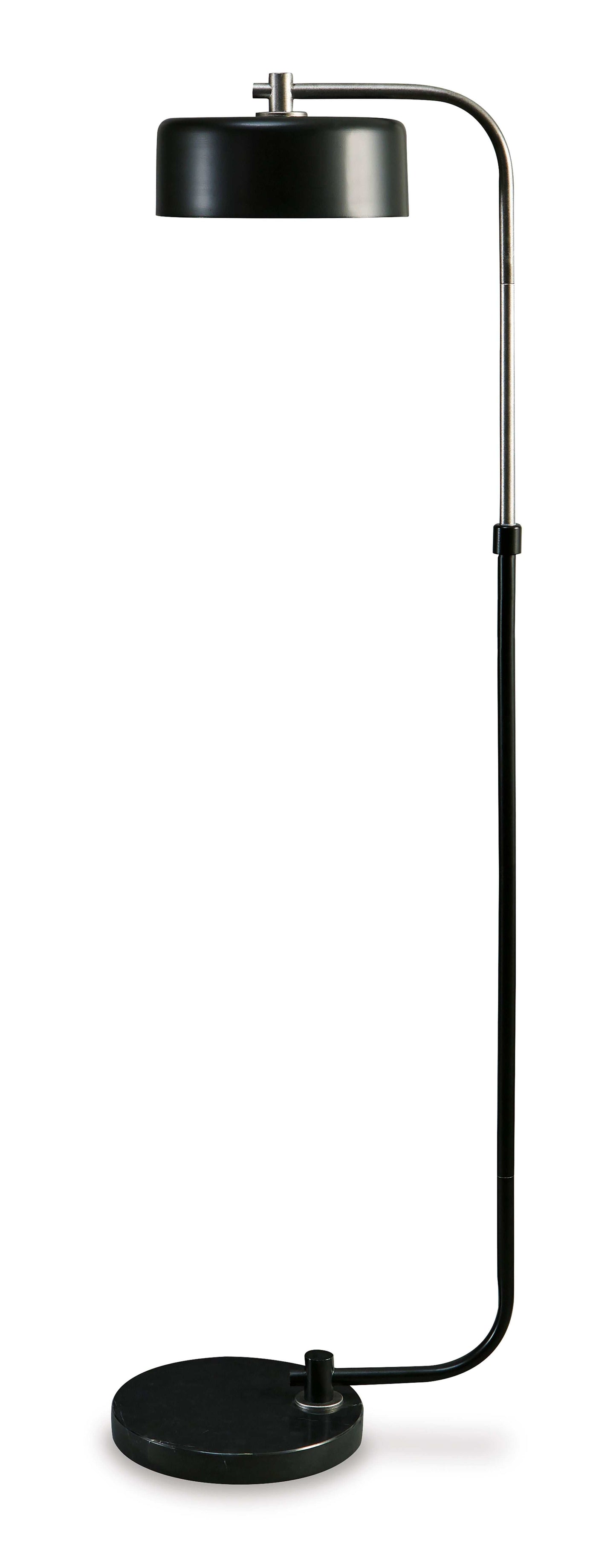 Eliridge Black/Silver Finish Floor Lamp