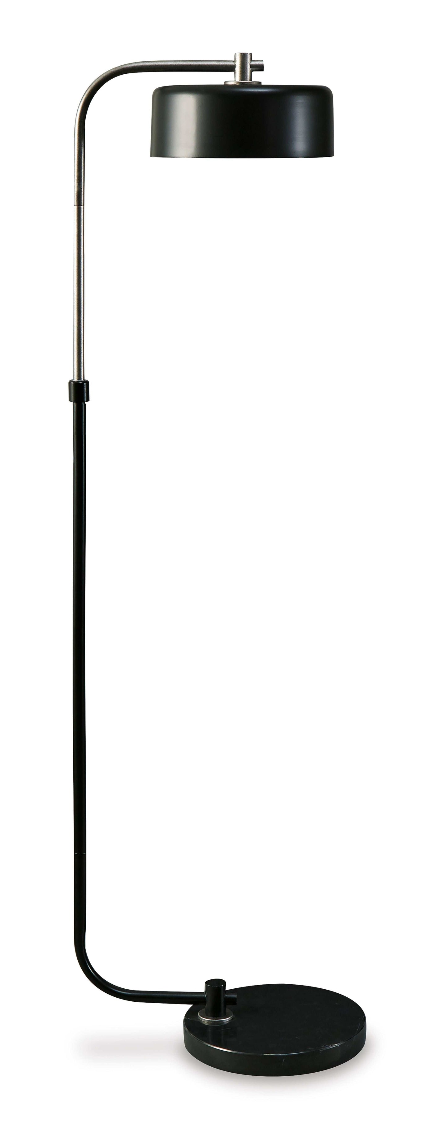 Eliridge Black/Silver Finish Floor Lamp