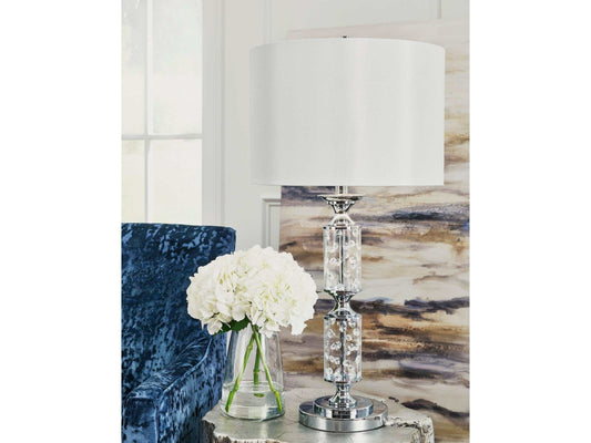 Laramae Chrome Finish Table Lamp