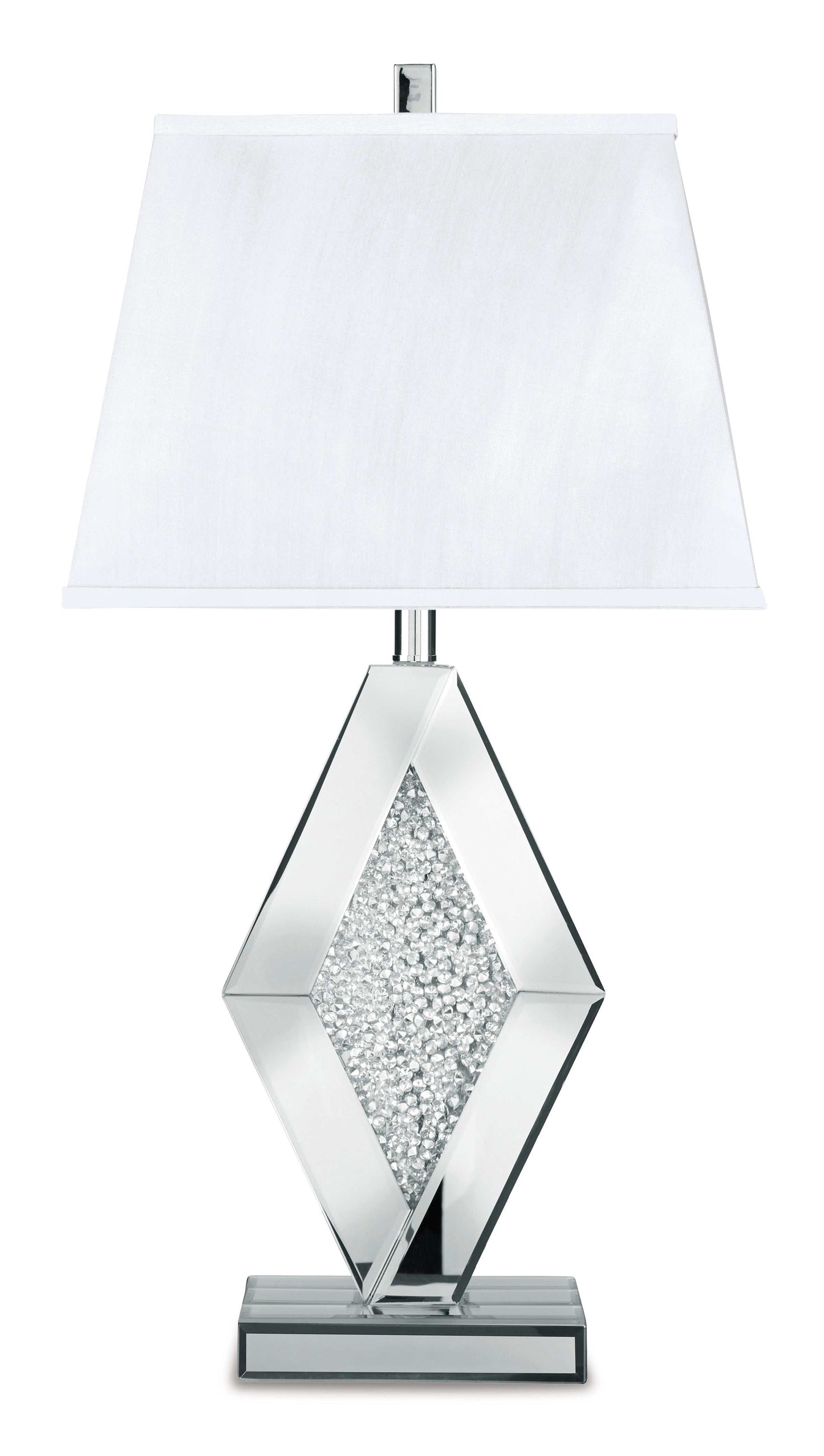 Prunella Silver Finish Table Lamp