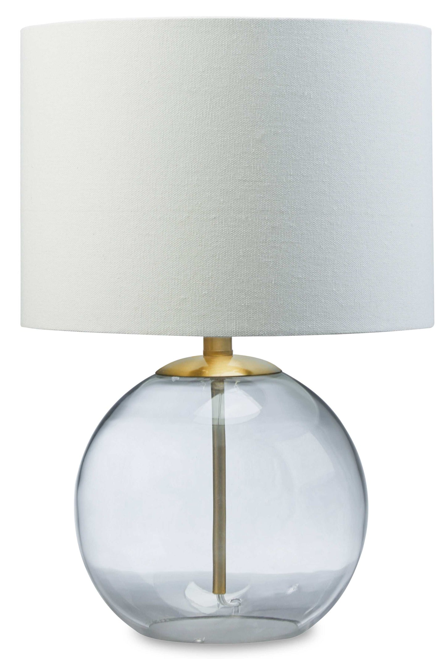 Samder Clear & Brass Finish Table Lamp