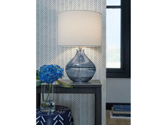 Lemmitt Navy Table Lamp