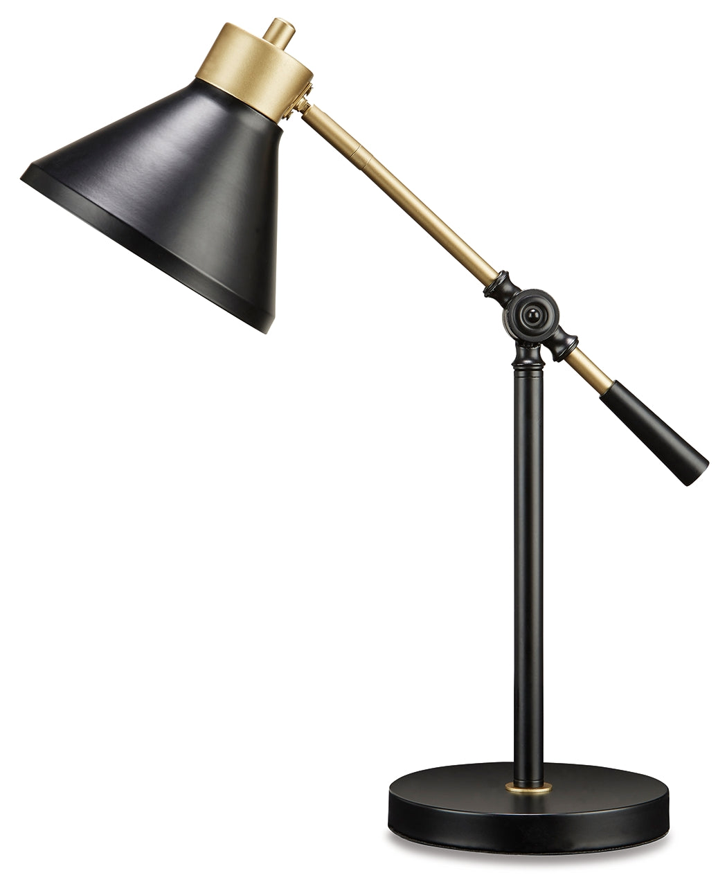 Garville Black/Gold Finish Desk Lamp