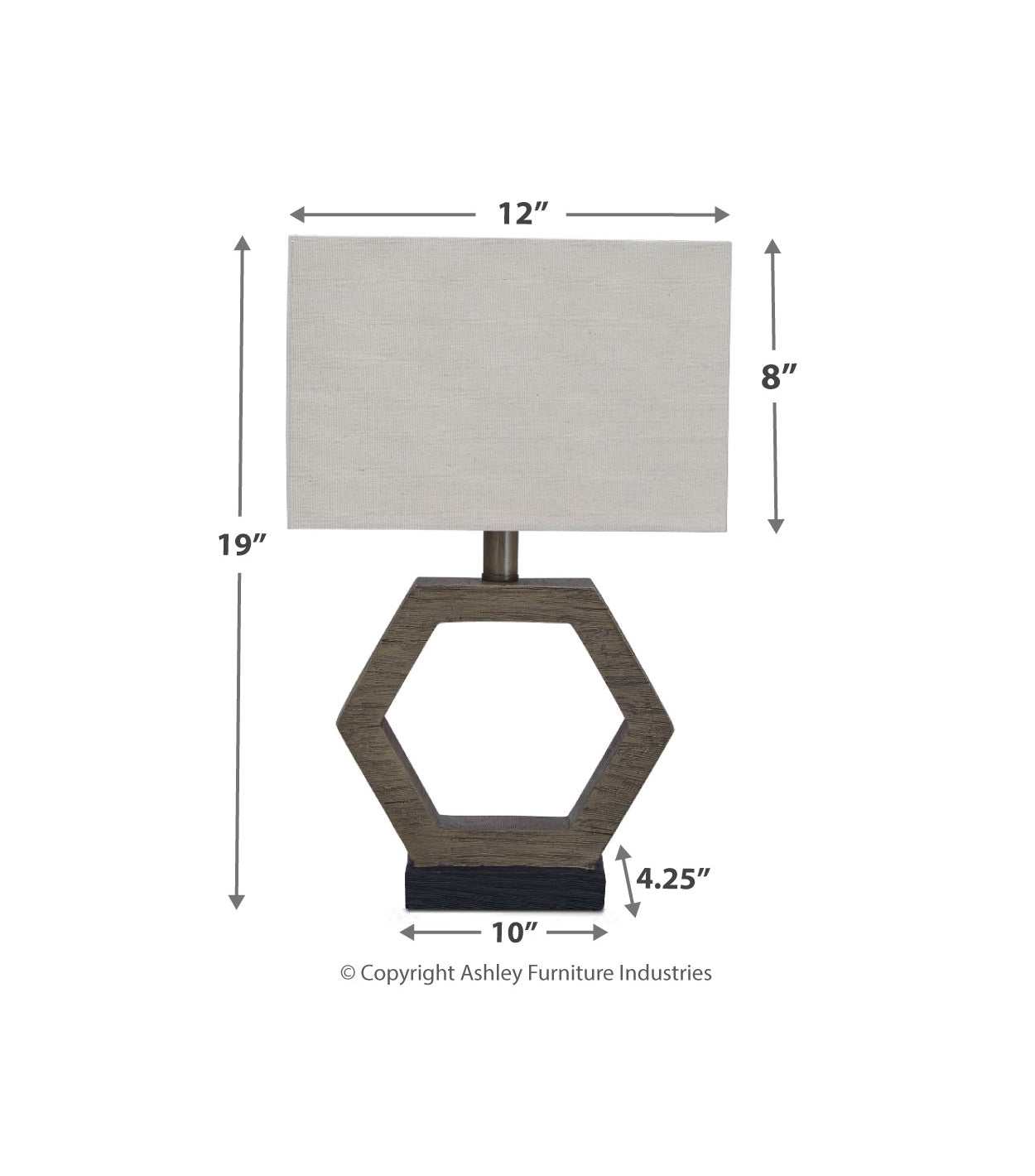 Marilu Gray/Brown Table Lamp