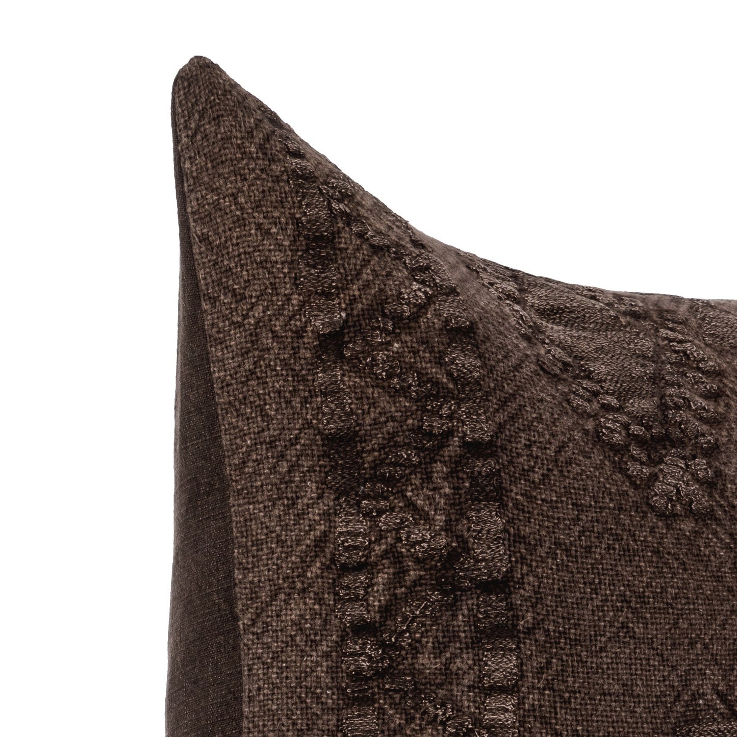 LN Abbey Sierra Brown 22x22 Throw Pillow (Set of 2) - Ornate Home