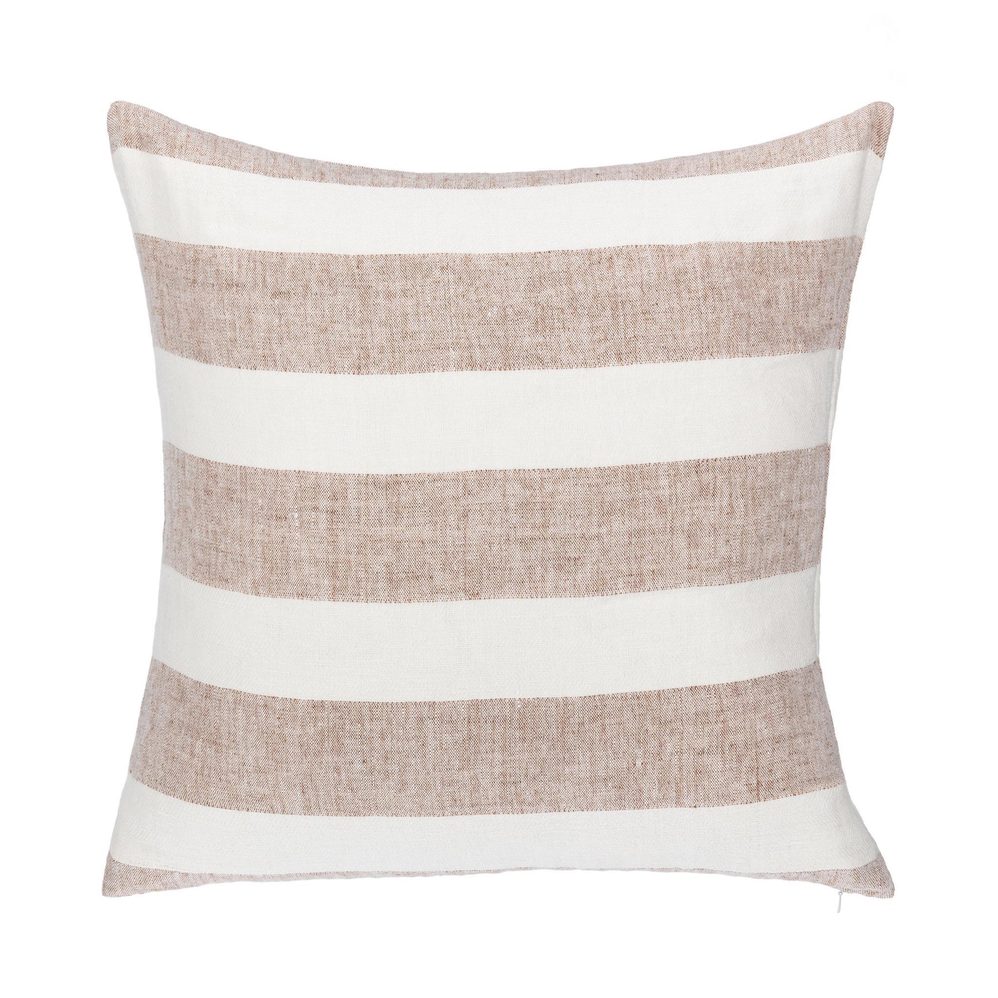 LN Eleanor Natural/Ivory 22x22 Throw Pillow (Set of 2) - Ornate Home