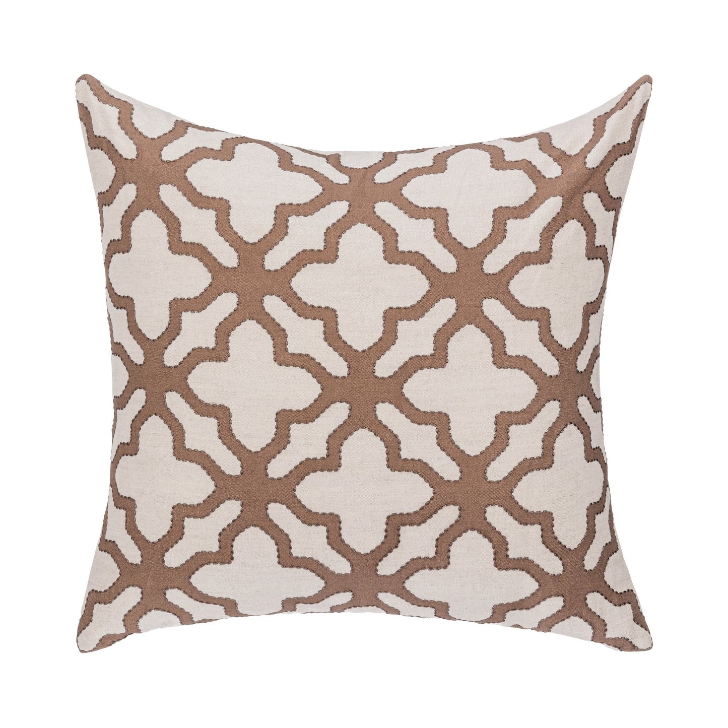 LN Mullan Frothed Brown 22x22 Throw Pillow (Set of 2) - Ornate Home