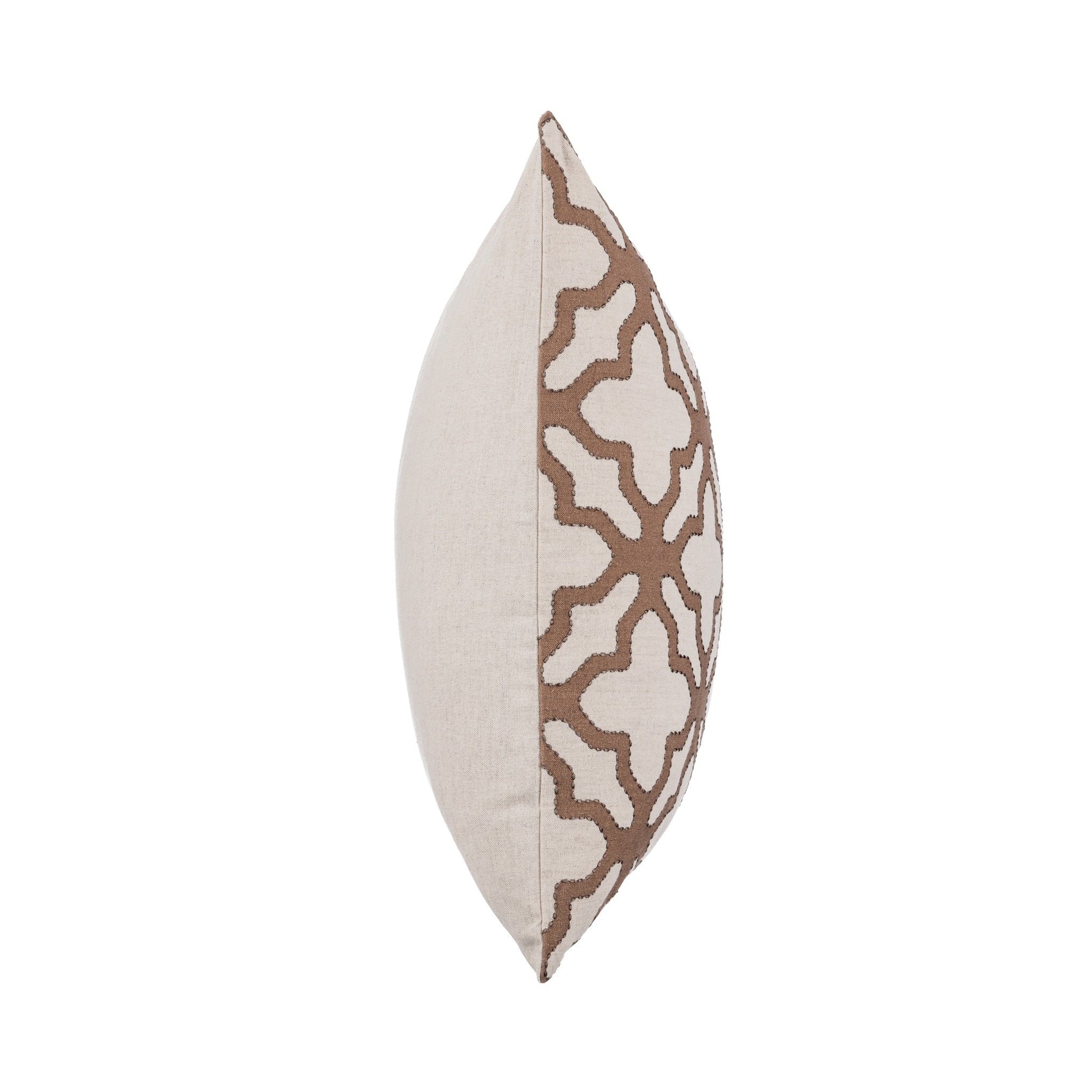 LN Mullan Frothed Brown 22x22 Throw Pillow (Set of 2) - Ornate Home