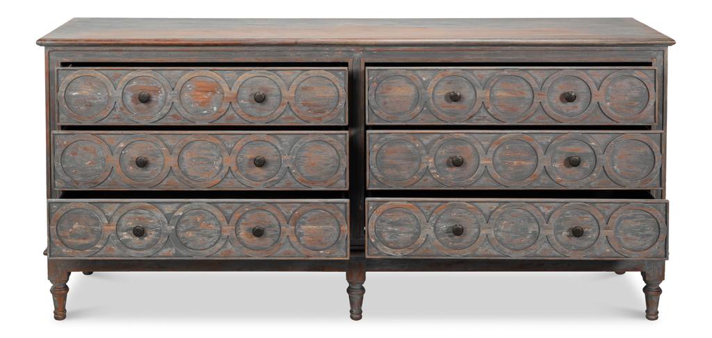 La Cercle Black Sideboard - Ornate Home
