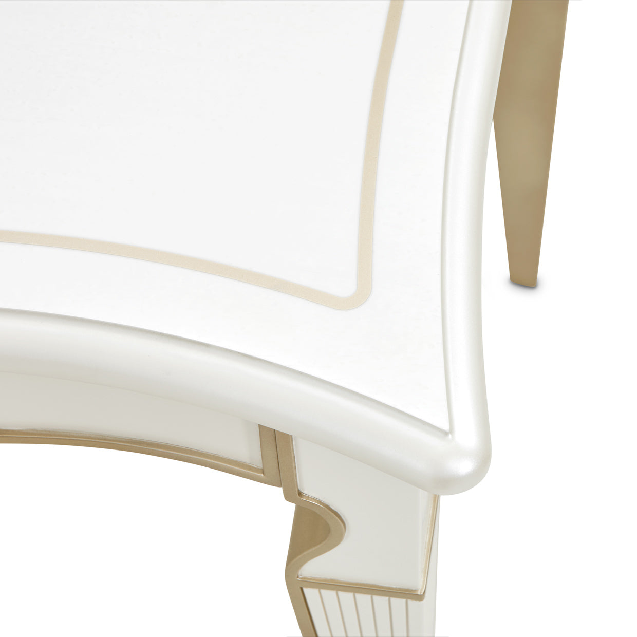 La Marisia Creamy Pearl Vanity Desk - Ornate Home