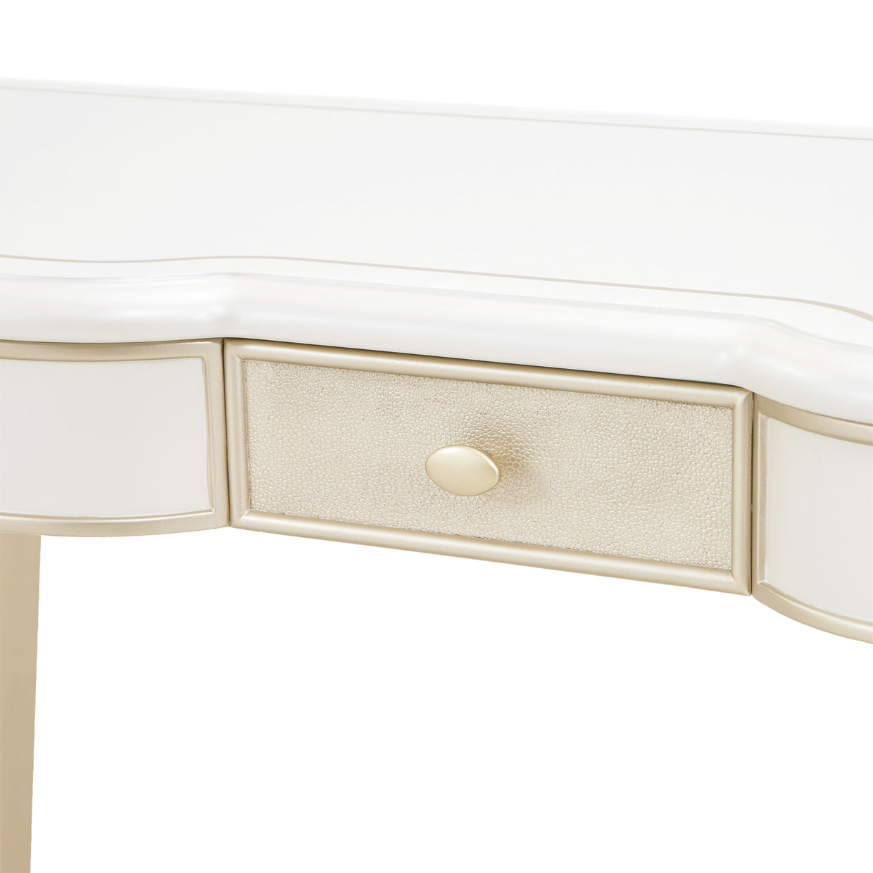 La Marisia Creamy Pearl Vanity Desk - Ornate Home