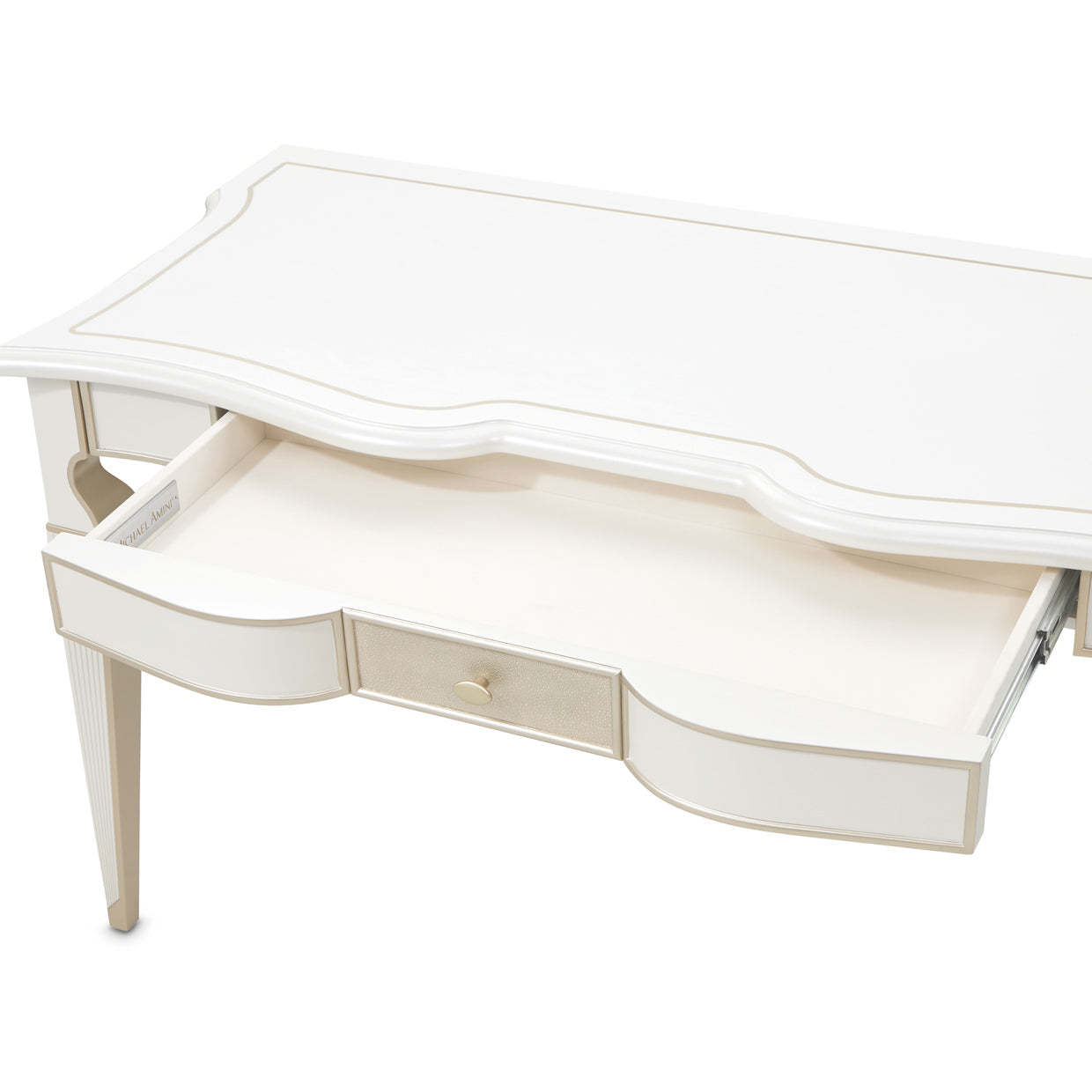 La Marisia Creamy Pearl Vanity Desk - Ornate Home