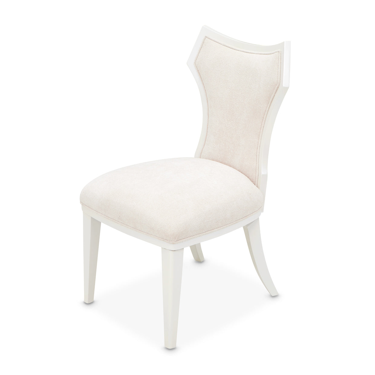 La Marisia Creamy Pearl Vanity Set with Mirror & Chair - Ornate Home