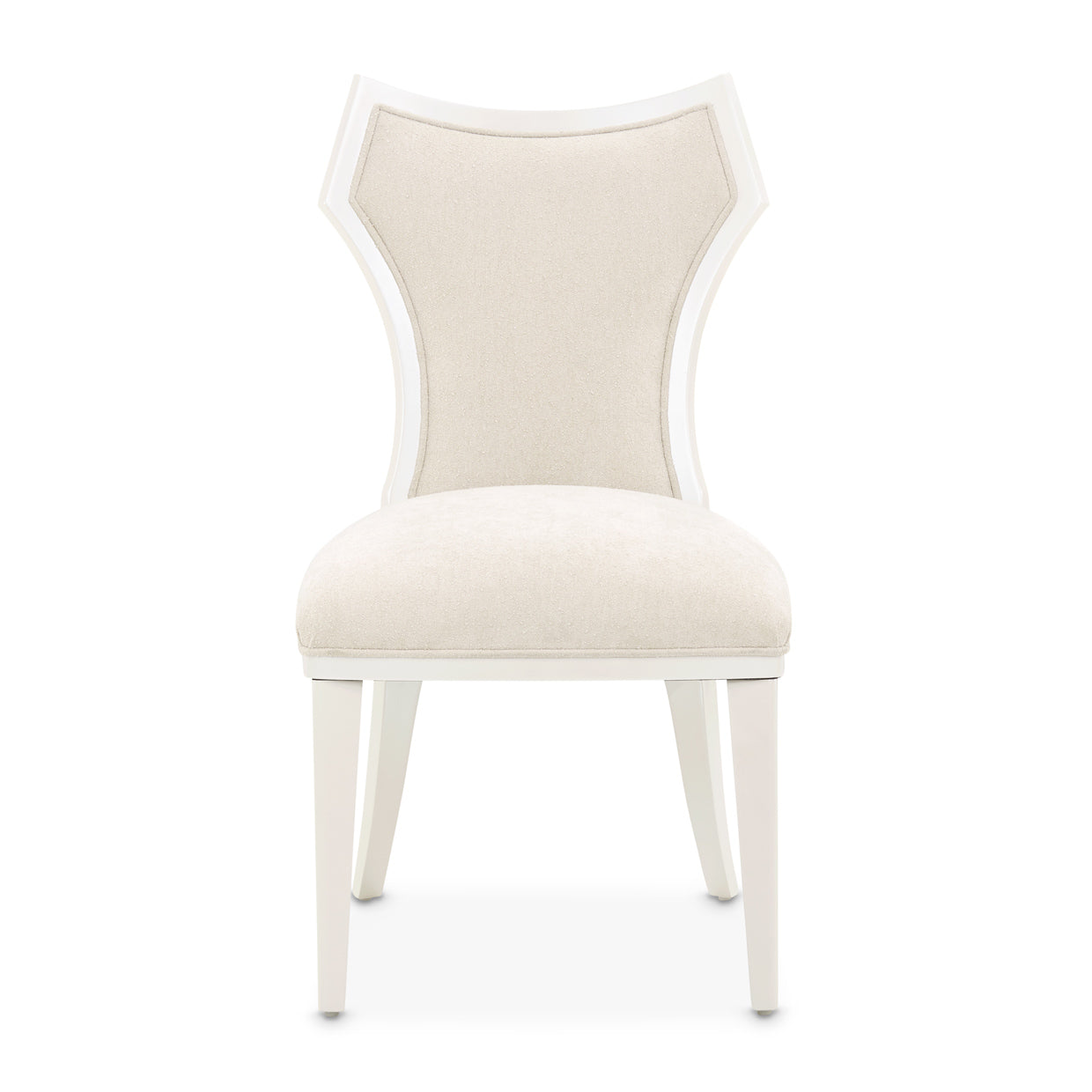 La Marisia Creamy Pearl Vanity Set with Mirror & Chair - Ornate Home