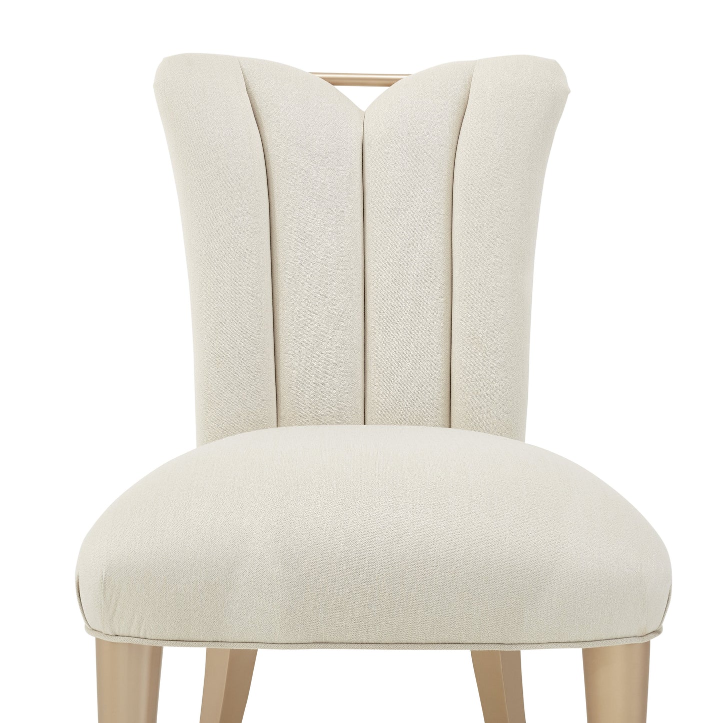 La Rachelle Medium Champagne Dining Side Chair (Set of 2) - Ornate Home