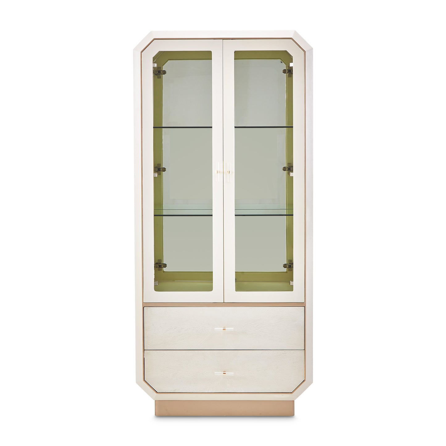 La Rachelle Medium Champagne Display Cabinet - Ornate Home