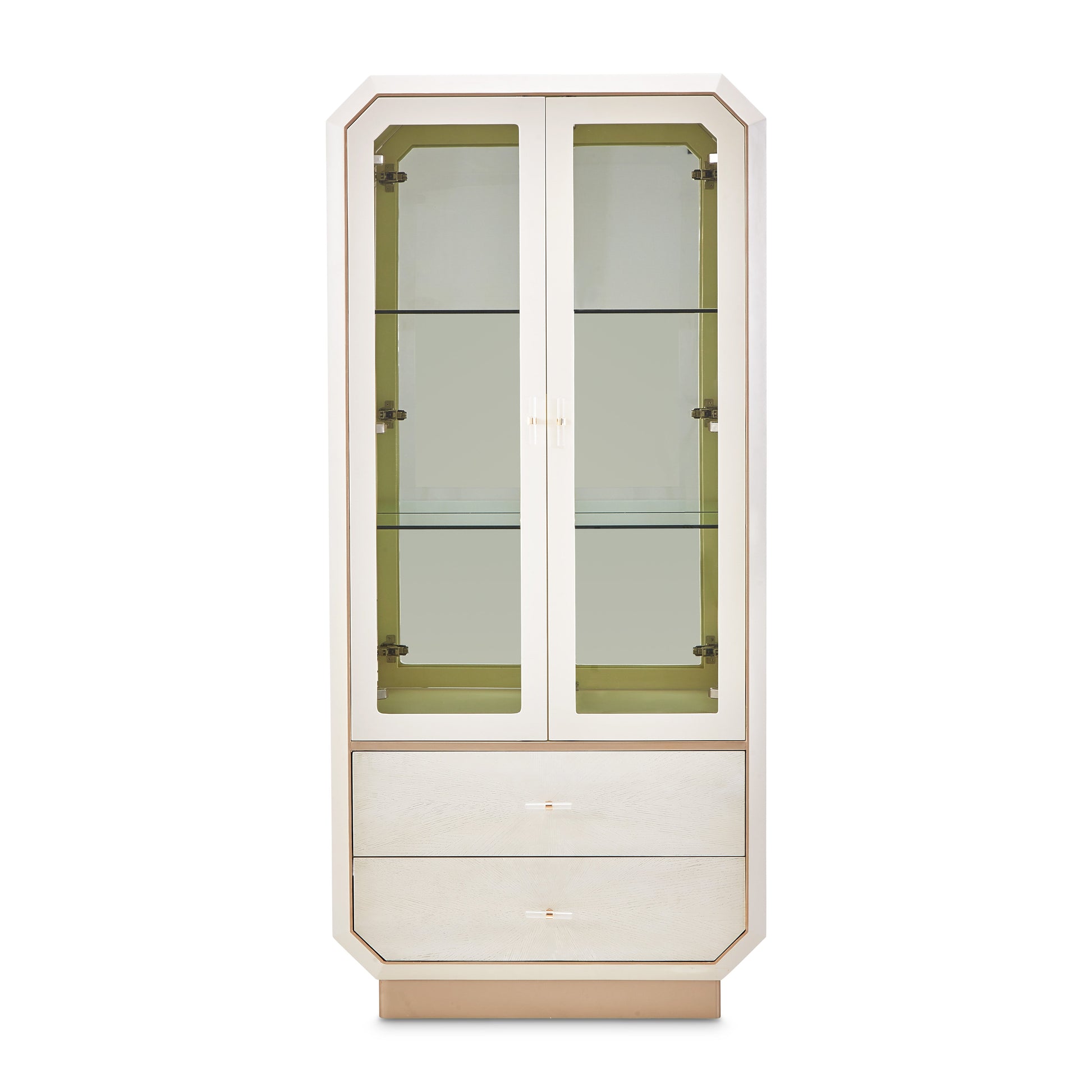 La Rachelle Medium Champagne Display Cabinet - Ornate Home
