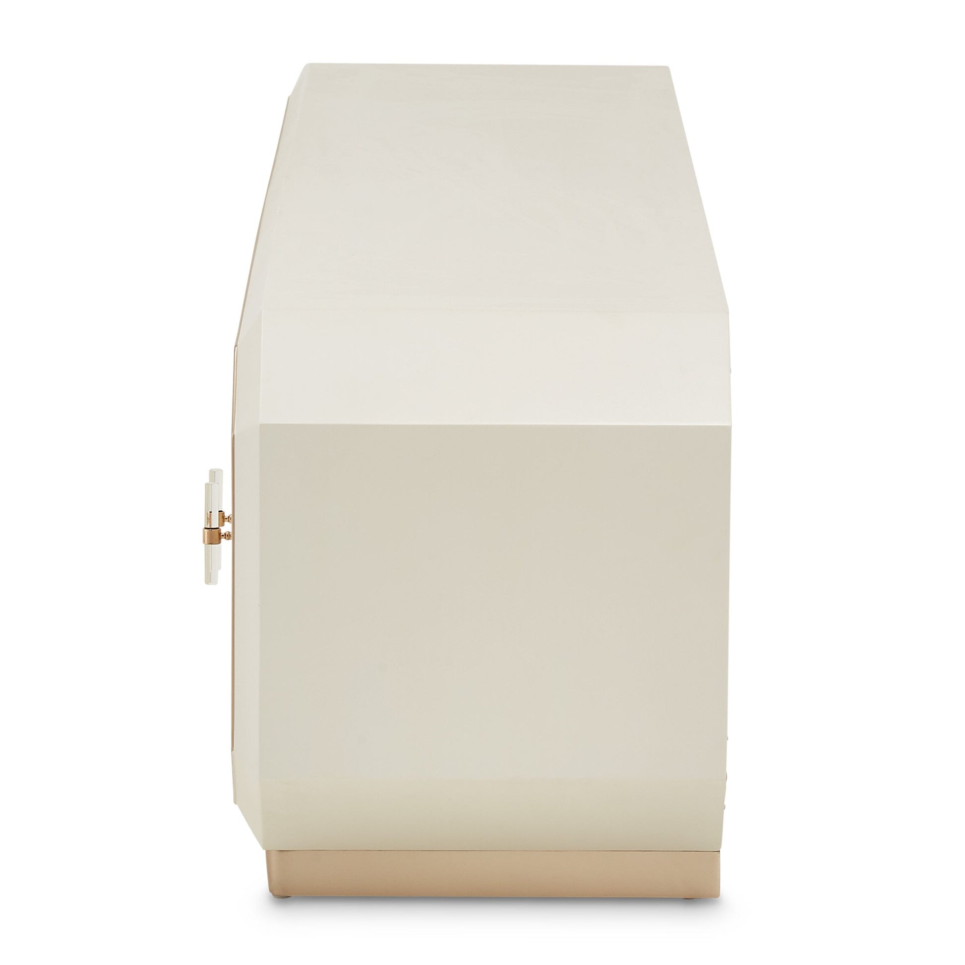 La Rachelle Medium Champagne Media Cabinet - Ornate Home