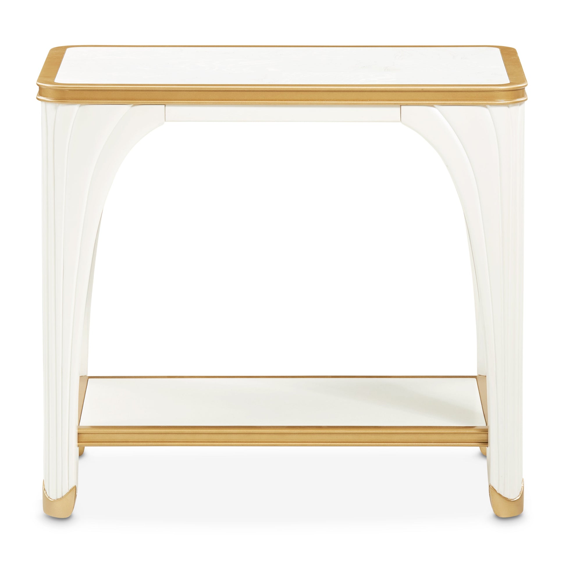 La Terrazza Creamy Pearl End Table - Ornate Home