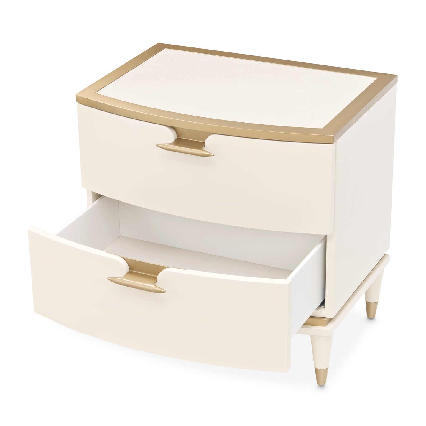 La Terrazza Creamy Pearl Nightstand - Ornate Home