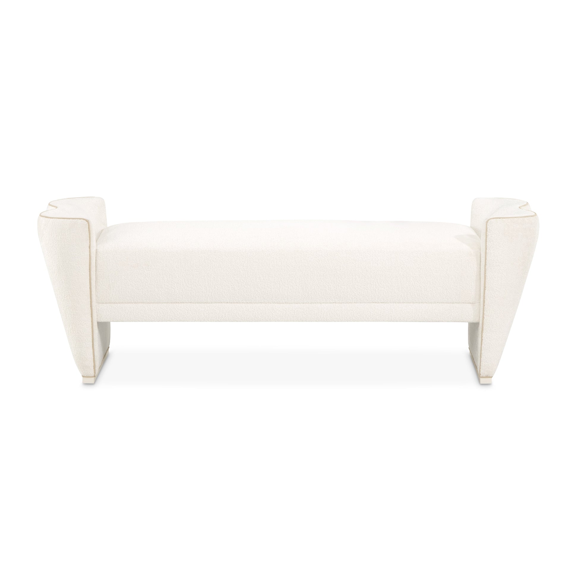 La Terrazza Creamy Pearl/Starlight Bed Bench - Ornate Home