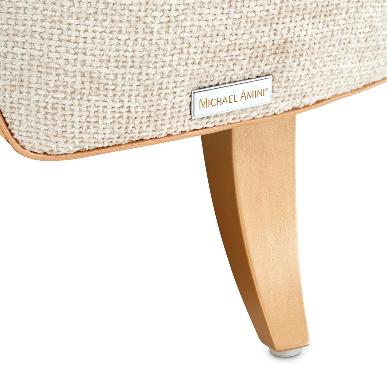 La Terrazza Light Champagne/Cappuccino Accent Chair - Ornate Home