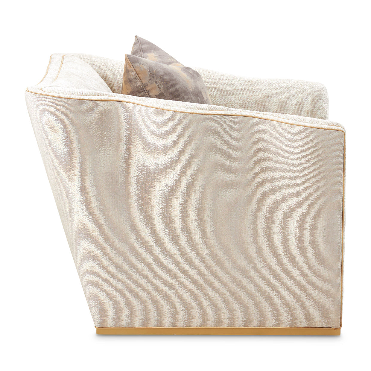 La Terrazza Light Champagne/Cappuccino Matching Chair - Ornate Home