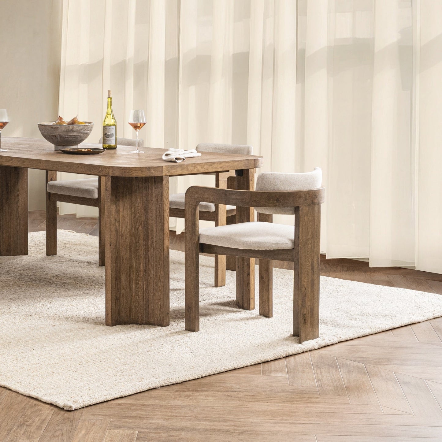 Labelle Tan Oak Dining Chair - Ornate Home