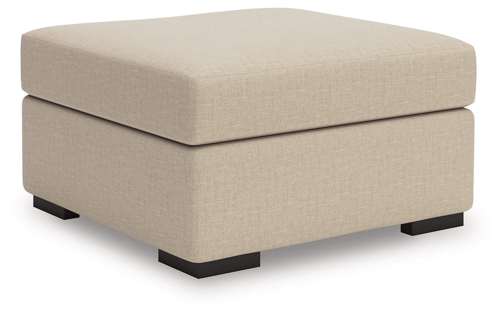 LadyMae Twill Oversized Accent Ottoman- Viva Furn