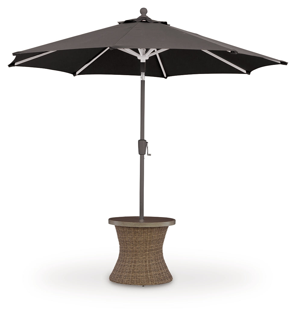 Laguna Heights Beige Outdoor End Table- Viva Furn