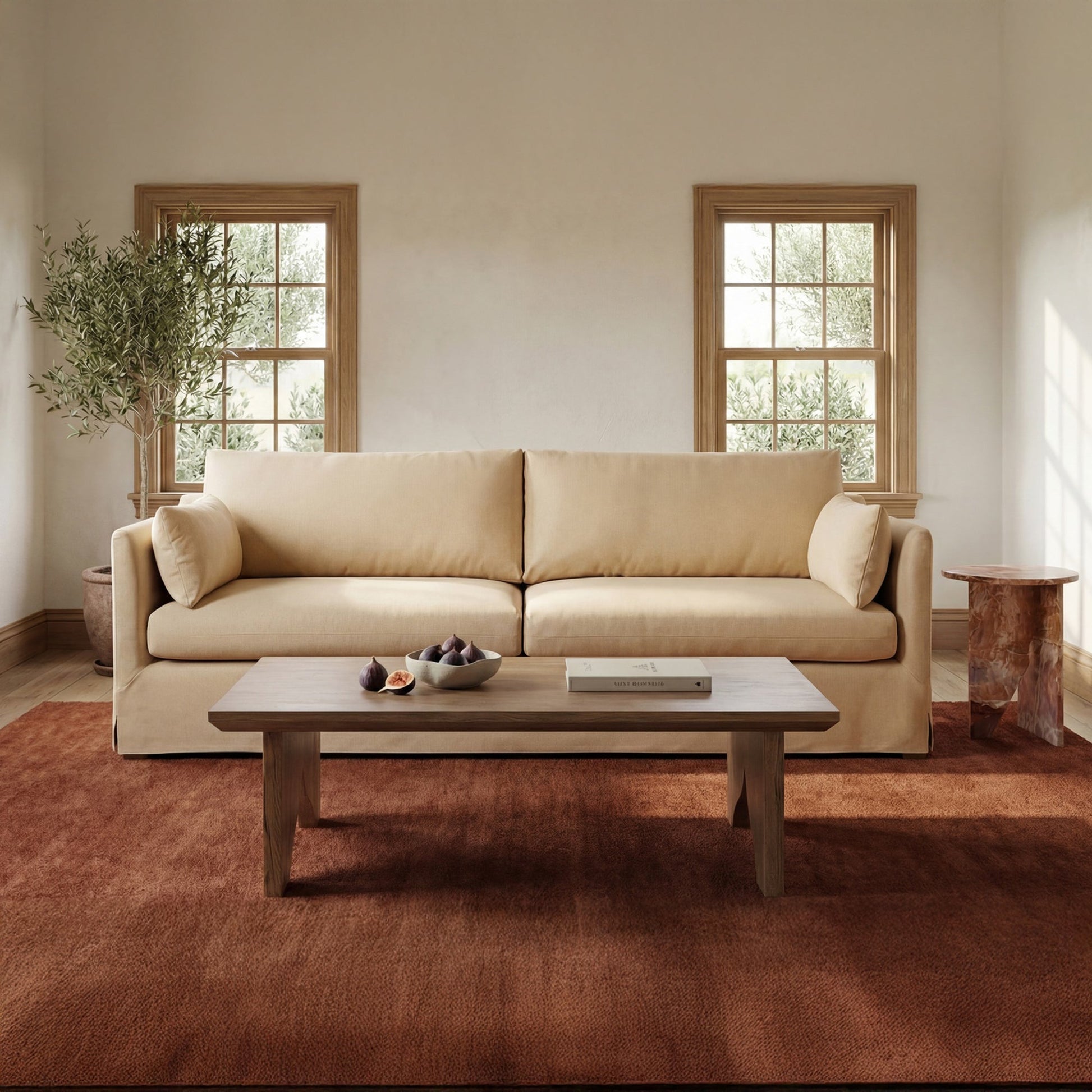 Lake Brown Coffee Table - Ornate Home