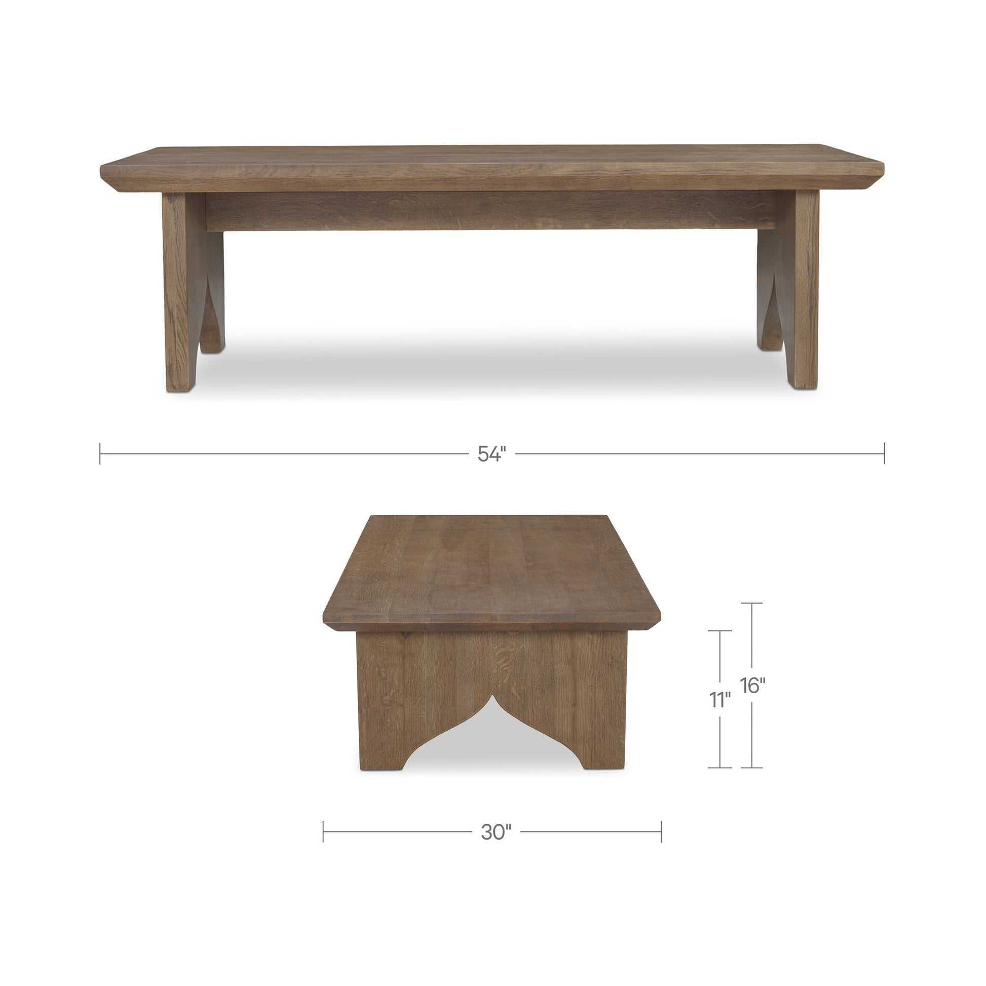 Lake Brown Coffee Table - Ornate Home