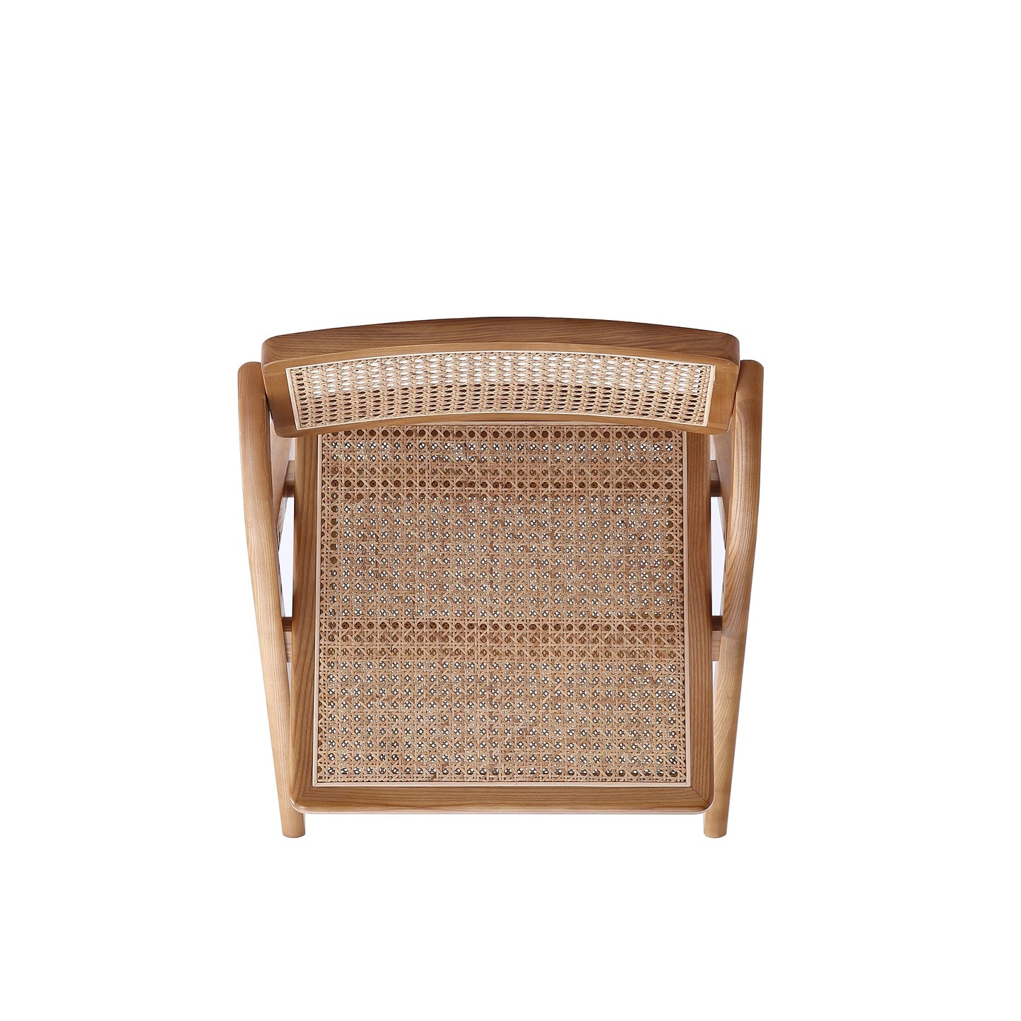 Lambinet Folding Dining Chair in Nature Cane (set of 2) - Ornate Home