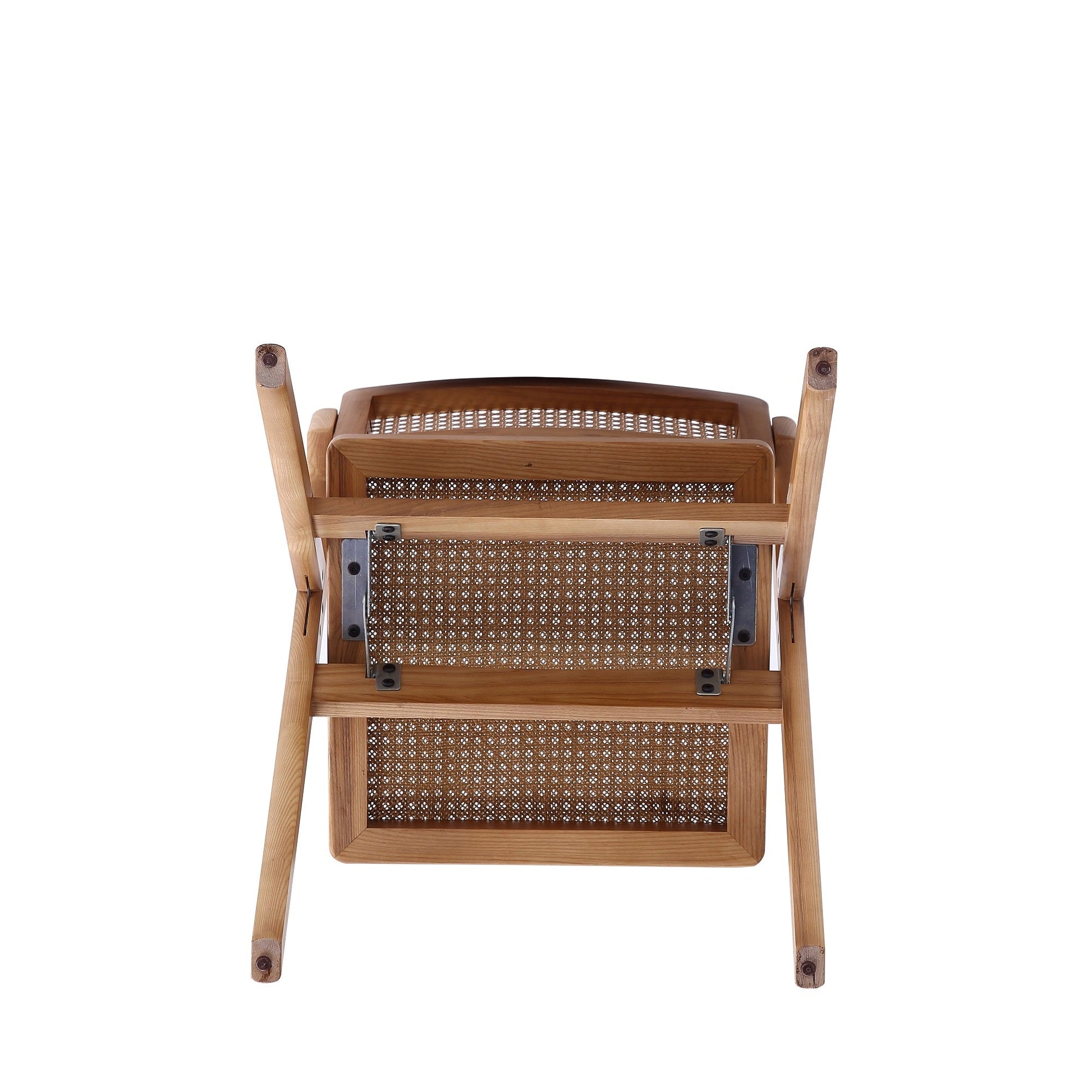 Lambinet Folding Dining Chair in Nature Cane (set of 2) - Ornate Home
