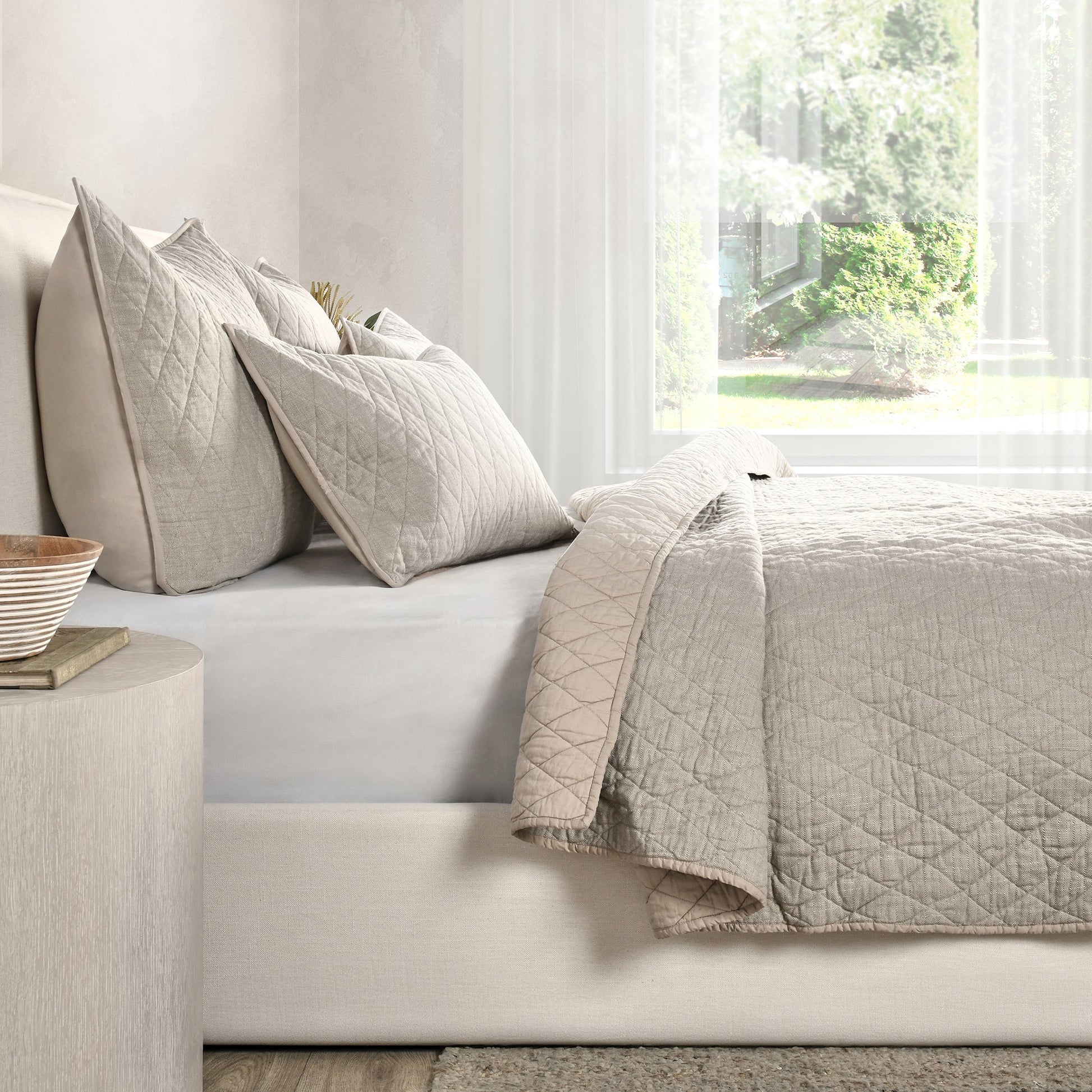 Lana Natural Quilt Collection - Ornate Home