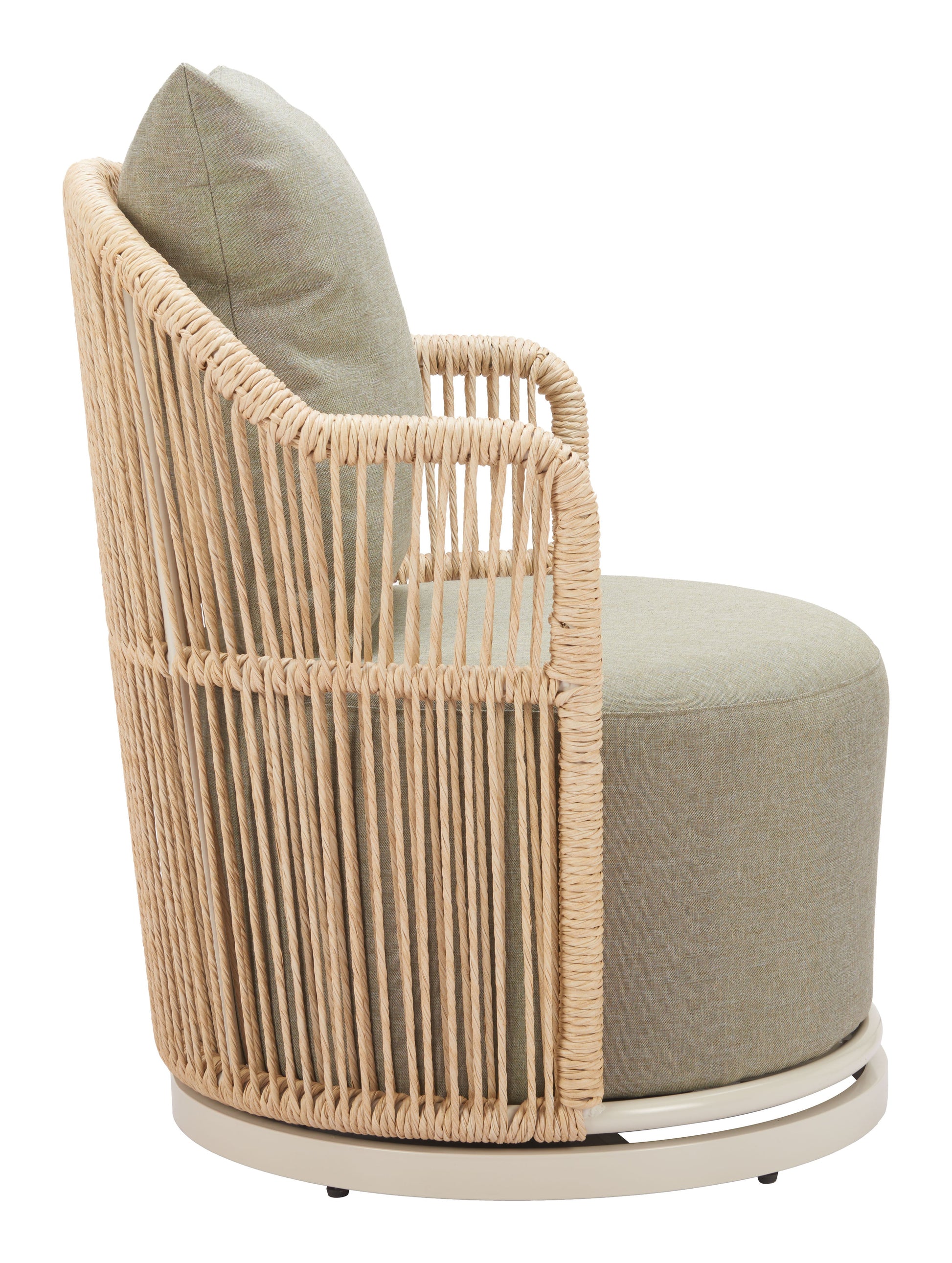 Lanai Multicolor Outdoor Swivel Chair - Ornate Home