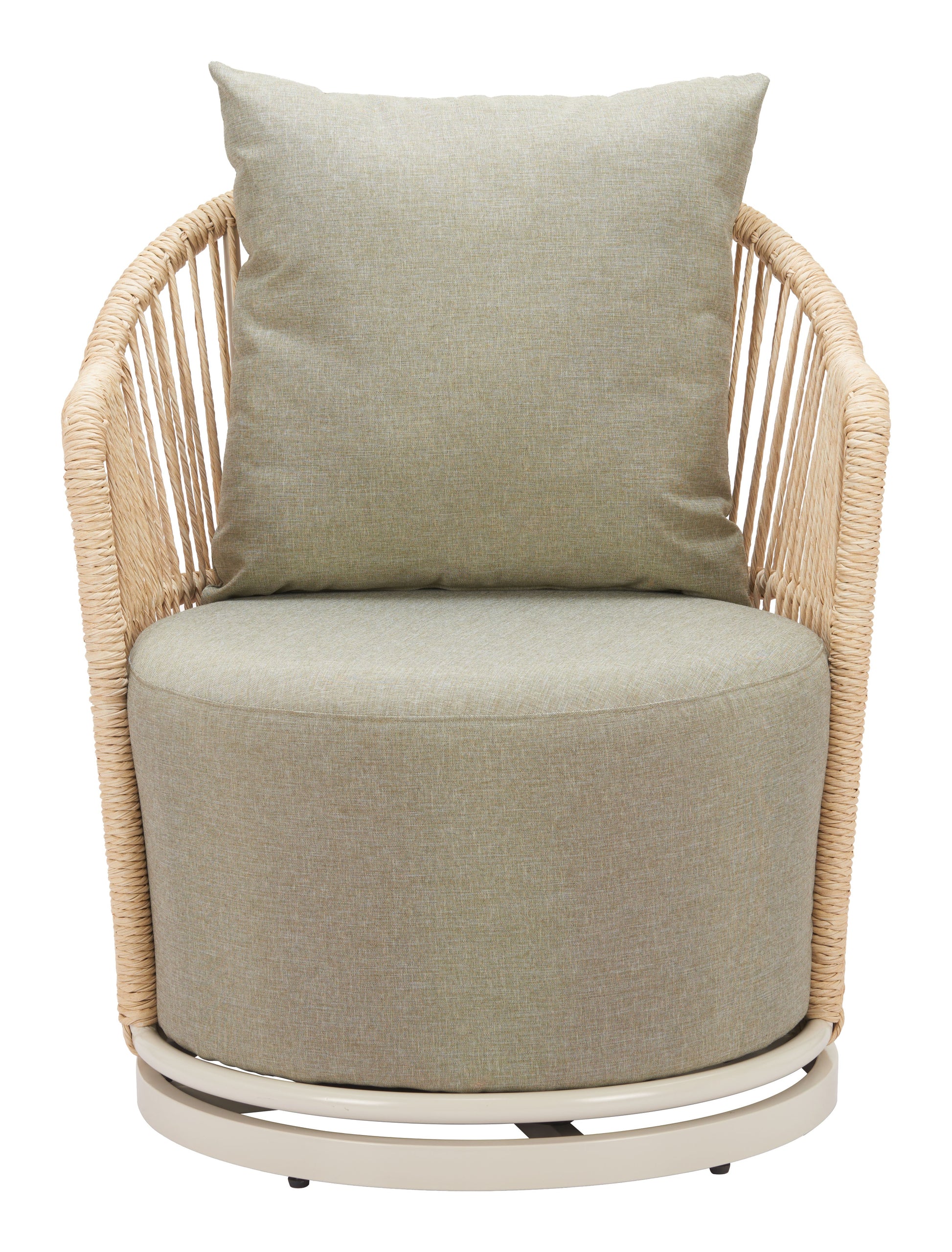 Lanai Multicolor Outdoor Swivel Chair - Ornate Home